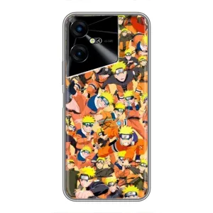 Чохли з принтом НАРУТО на Tecno POVA Neo 3 (Коллаж Наруто)