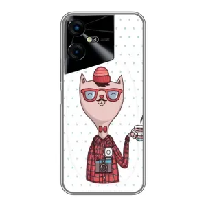 Чехол на тематику: Коты для TECNO POVA Neo 3 (Кот аристократ)