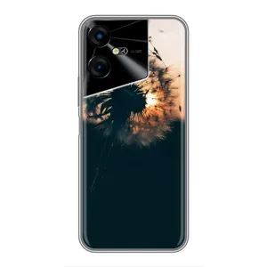 Силіконовий Чохол з кульбабками на Tecno POVA Neo 3 (Гарна кульбабка)