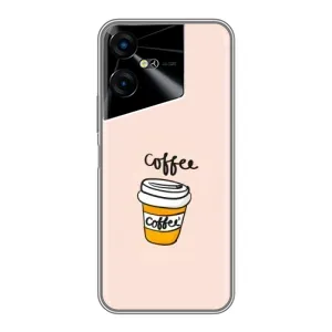 Чехол с изображением вкусной еды для Tecno POVA Neo 3 (Кружка кофе)