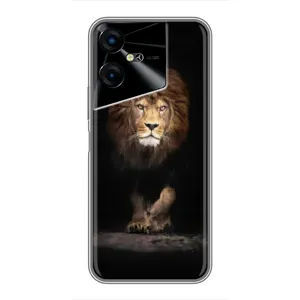 Чехол с картинкой на Tecno POVA Neo 3 (Красивый Лев)