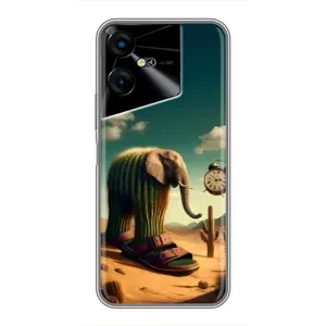 Чехол с мемами тралалело тралала для Tecno POVA Neo 3 (Лирили ларила)