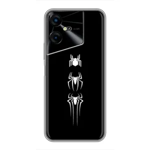 Чехол Супергерой Человека Паука на Tecno POVA Neo 3 (Лого паука)