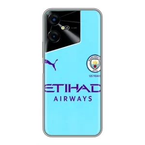 Силиконовые Чехлы принт Футбол на Tecno POVA Neo 3 (Man City)