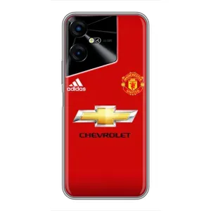 Силиконовые Чехлы принт Футбол на Tecno POVA Neo 3 (Man United)