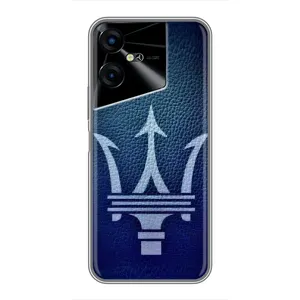 Чехлы с тематикой "Крутые машины" на Tecno POVA Neo 3 (Лого Maserati)