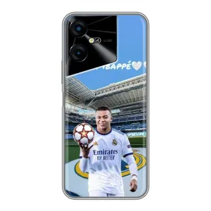 Чехол (TPU) с Футболистом на Tecno POVA Neo 3 (Mbappe Real)