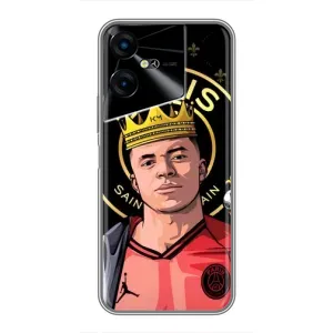 Чехол (TPU) с Футболистом на Tecno POVA Neo 3 (Mbappe King)