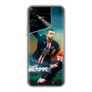 Чехол (TPU) с Футболистом на Tecno POVA Neo 3 (MBAPPE)