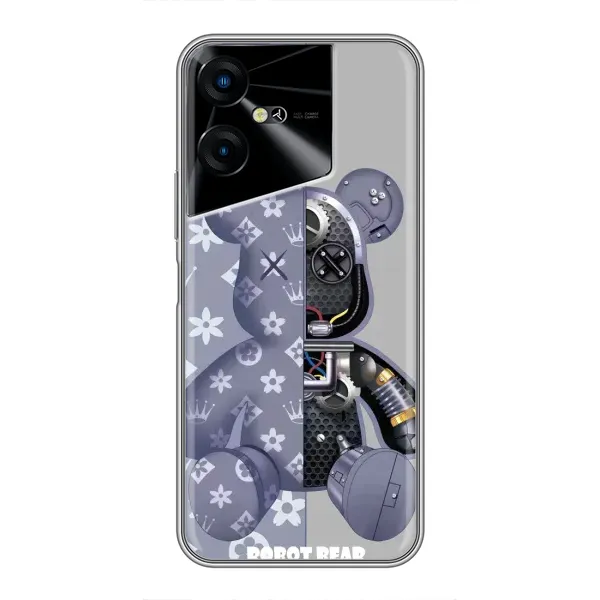 Чехол с рисунком «Медведь Louis Vuitton» для TECNO POVA Neo 3
