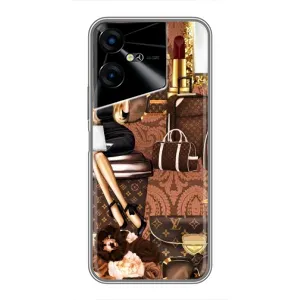 Чохол Стиль Louis Vuitton на Tecno POVA Neo 3 (Мода Луі Віттон)