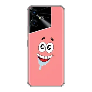 Чехлы с Патриком на Tecno POVA Neo 3 (Мордочка Патрика)
