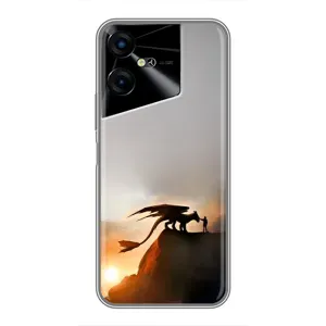 Чехол дракон Беззубик для Tecno POVA Neo 3 (Мультиик Беззубик)