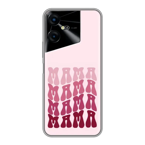 Чехол с рисунком «Надпись мама» для TECNO POVA Neo 3 Чехол с рисунком «Надпись мама» для TECNO POVA Neo 3