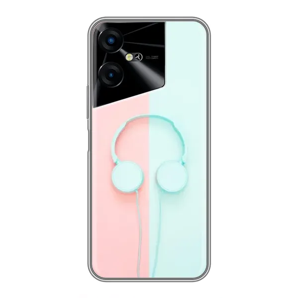 Чехол с рисунком «Наушники» для TECNO POVA Neo 3 Чехол с рисунком «Наушники» для TECNO POVA Neo 3
