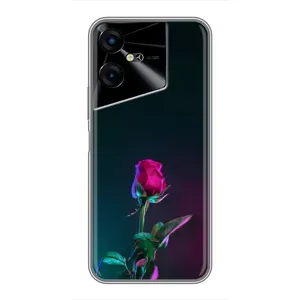 Чохли з принтом Троянд для Tecno POVA Neo 3 (Нічна троянда)