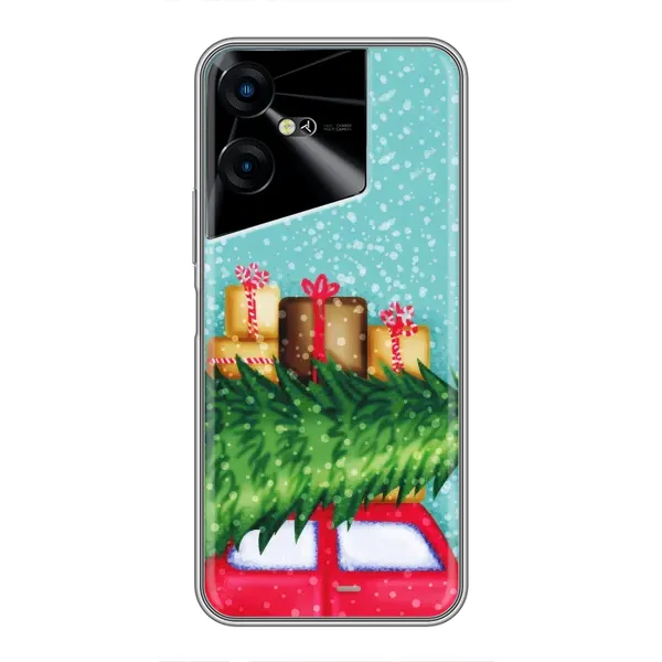 Чехол с рисунком «Новогодние подарки» для TECNO POVA Neo 3 Чехол с рисунком «Новогодние подарки» для TECNO POVA Neo 3