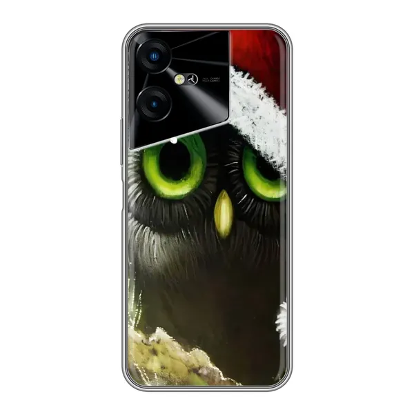 Чехол с рисунком «Новогодняя Сова» для TECNO POVA Neo 3 Чехол с рисунком «Новогодняя Сова» для TECNO POVA Neo 3