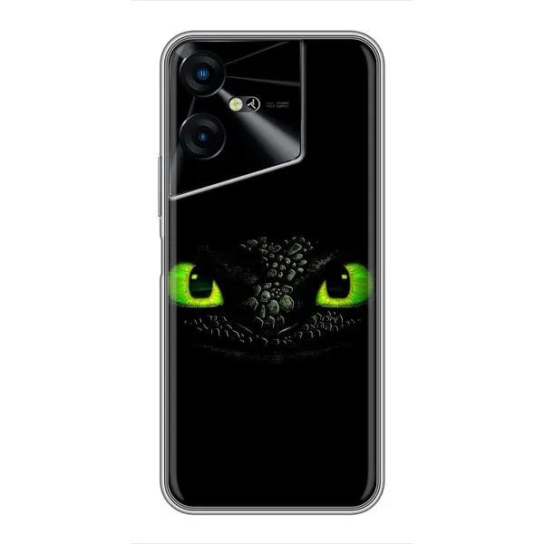 Чехол с рисунком «Глаза Беззубика» для TECNO POVA Neo 3 Чехол с рисунком «Глаза Беззубика» для TECNO POVA Neo 3