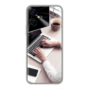Силиконовый бампер (Работники) на Tecno POVA Neo 3 (Офисный работник)