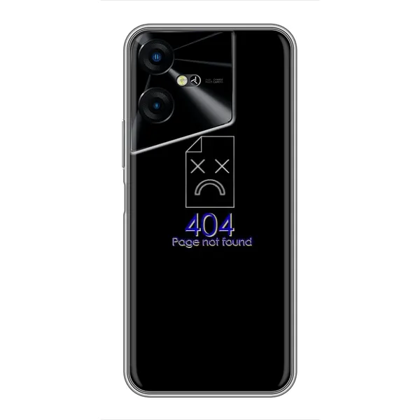 Чехол с рисунком «Ошибка 404» для TECNO POVA Neo 3 Чехол с рисунком «Ошибка 404» для TECNO POVA Neo 3