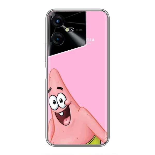 Чехол с рисунком «Патрик» для TECNO POVA Neo 3 Чехол с рисунком «Патрик» для TECNO POVA Neo 3