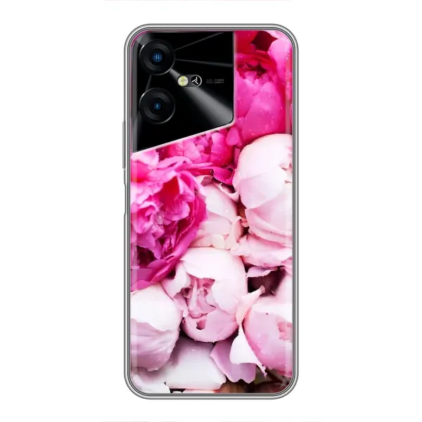 Чехол с рисунком «Пионы» для TECNO POVA Neo 3 Чехол с рисунком «Пионы» для TECNO POVA Neo 3