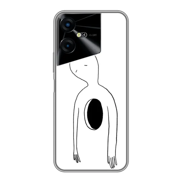 Чехол с рисунком «Пустота» для TECNO POVA Neo 3
