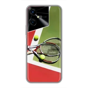 Чехлы с принтом Спортивная тематика для Tecno POVA Neo 3 (Ракетки теннис)