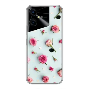 Чохли з принтом Троянд для Tecno POVA Neo 3 (Різні квіти)