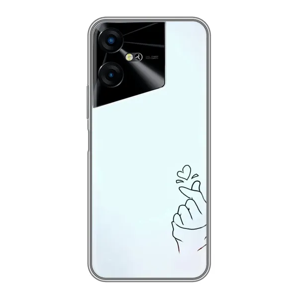 Чехол с рисунком «Сердце на голубом» для TECNO POVA Neo 3 Чехол с рисунком «Сердце на голубом» для TECNO POVA Neo 3