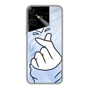 Чехлы (Знак сердечка) на Tecno POVA Neo 3 (Сердечка знак)