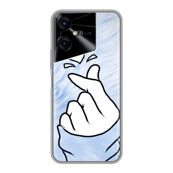 Чехол с рисунком «Сердечка знак» для TECNO POVA Neo 3 Чехол с рисунком «Сердечка знак» для TECNO POVA Neo 3