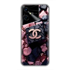 Чохол (Dior, Prada, YSL, Chanel) для Tecno POVA Neo 3 (Шанель)