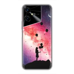 Силиконовые Чехлы Любимому человеку для Tecno POVA Neo 3 (Шарики в небе)