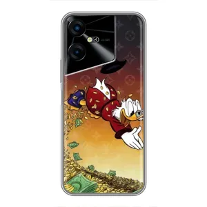 Силіконовий чохол для Tecno POVA Neo 3 (Скрудж Луі Віттон)