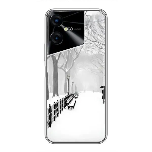 Чехол с рисунком «Снегом замело» для TECNO POVA Neo 3 Чехол с рисунком «Снегом замело» для TECNO POVA Neo 3