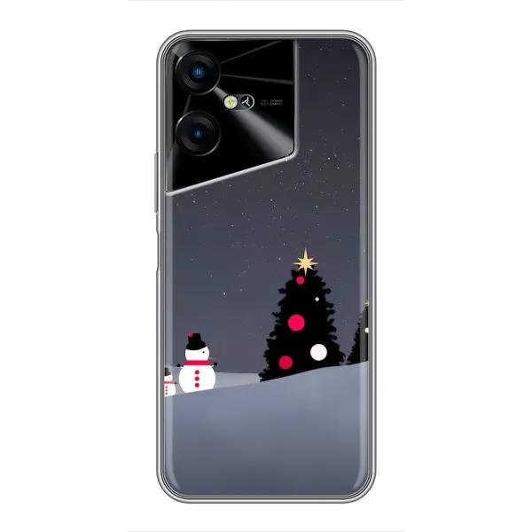 Чехол с рисунком «Снеговички» для TECNO POVA Neo 3 Чехол с рисунком «Снеговички» для TECNO POVA Neo 3