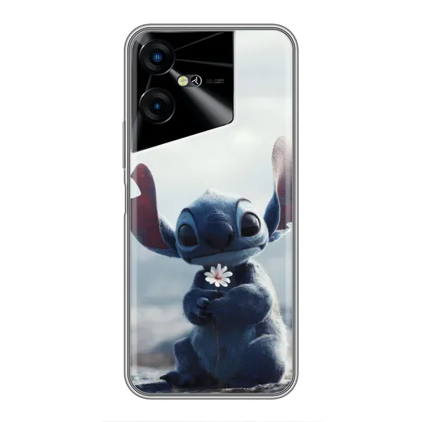 Чехол с рисунком «Стич с цветочком» для TECNO POVA Neo 3 Чехол с рисунком «Стич с цветочком» для TECNO POVA Neo 3