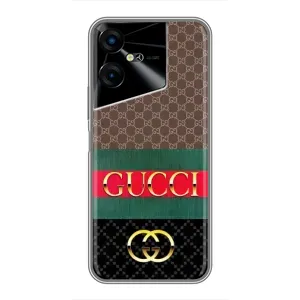 Чохли бренд ГУЧЧІ для Tecno POVA Neo 3 (Стиль GUCCI)