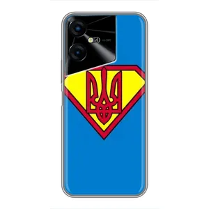 Чехол с картинкой (Патриотический ГЕРБ) на Tecno POVA Neo 3 (Super - Герб)