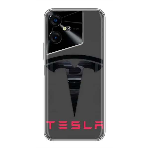 Чехол с рисунком «Logo TESLA» для TECNO POVA Neo 3