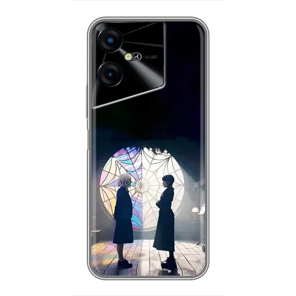 Чехол с рисунком «Уэнсдей и Энди» для TECNO POVA Neo 3 Чехол с рисунком «Уэнсдей и Энди» для TECNO POVA Neo 3