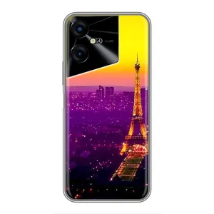 Чехол с Эйфелевой башней на Tecno POVA Neo 3 (Яркая башня)
