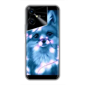 Чехол с Лисичкой для Tecno POVA Neo 3 (Яркая Лиса)