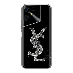 Чохол (Dior, Prada, YSL, Chanel) для Tecno POVA Neo 3 (YSL)
