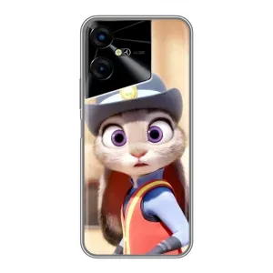 Чехлы ЗВЕРОПОЛИС для Tecno POVA Neo 3 (Заяц Джуді Хопс)