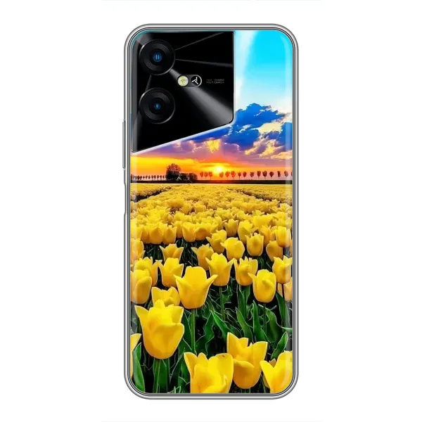 Чехол с рисунком «Желтые тюльпаны» для TECNO POVA Neo 3 Чехол с рисунком «Желтые тюльпаны» для TECNO POVA Neo 3
