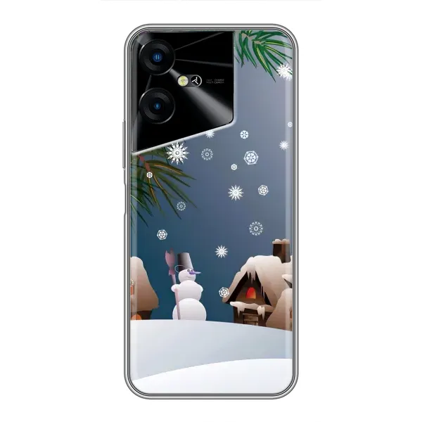 Чехол с рисунком «Зима» для TECNO POVA Neo 3 Чехол с рисунком «Зима» для TECNO POVA Neo 3