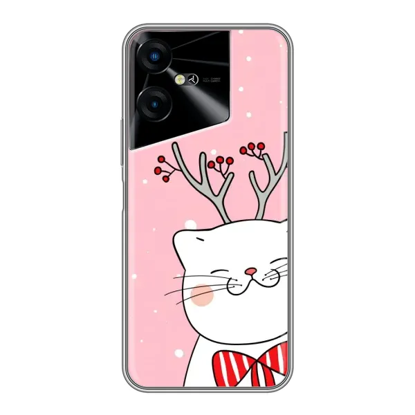 Чехол с рисунком «Зимний кот» для TECNO POVA Neo 3 Чехол с рисунком «Зимний кот» для TECNO POVA Neo 3